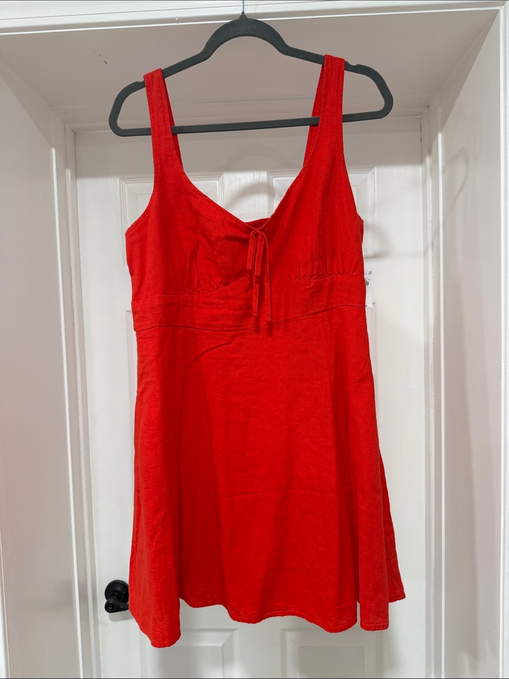 Old Navy Red Tie-Front Sundress